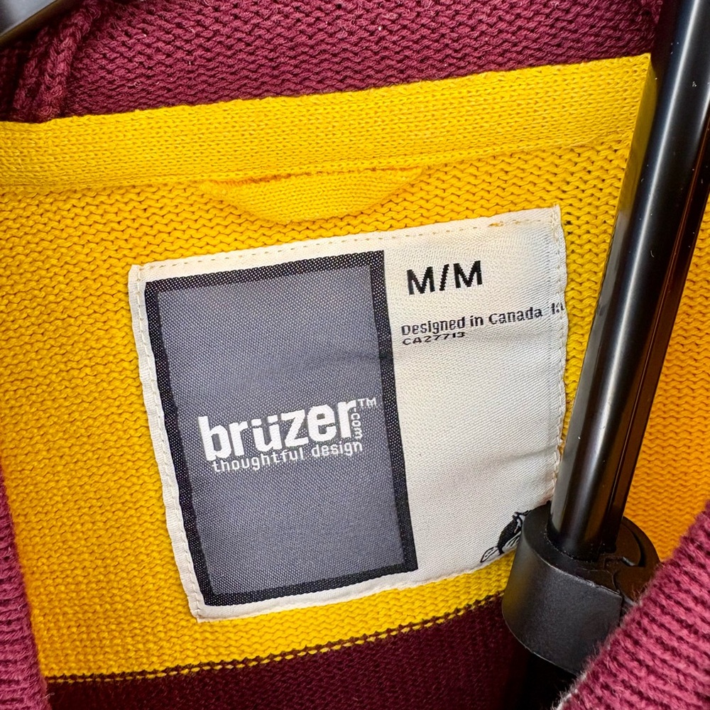 Bruzer women’s Vintage Minnesota Maroon and Yellow Sweater - Picture 3 of 5